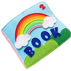 Моющаяся детская плотная доска Монтессори, 3D книга с рассказами для малышей, раннее обучение, привычки для развития знаний, развивающие игрушки