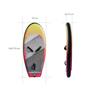 กระดานโต้คลื่นไฮโดรฟอยล์แบบเป่าลม Efoil Wing Windsurf พร้อมปั๊มลม รุ่น PB 005 Hisun Hydro E-foils Lithium Clem - Product Image 2