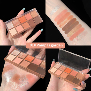 <span class=keywords><strong>Paleta</strong></span> <span class=keywords><strong>de</strong></span> sombras <span class=keywords><strong>de</strong></span> ojos impermeables, 10 <span class=keywords><strong>colores</strong></span>, perlado, mate, <span class=keywords><strong>tierra</strong></span>, lentejuelas brillantes, <span class=keywords><strong>maquillaje</strong></span> - Product Image 3