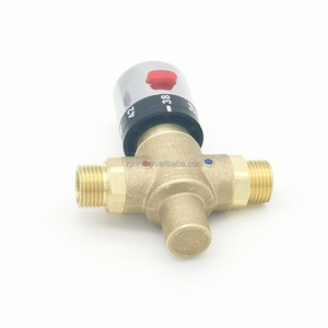X9024BSGD15 Material de latón abierto y cerrado automático causado por la temperatura del agua de la válvula termostática - Product Image 3
