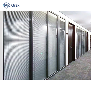 Système de cloisons en aluminium Graki pour bureau, avec double vitrage, design moderne, écologique et durable, pour entrepôts et hôpitaux - Product Image 3