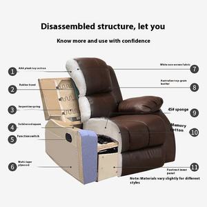 Moderner Stil Hochwertige Relaxsessel-Garnitur mit Stromversorgung Wohnzimmermöbel zur Entspannung oder für Hotelnutzung - Product Image 5