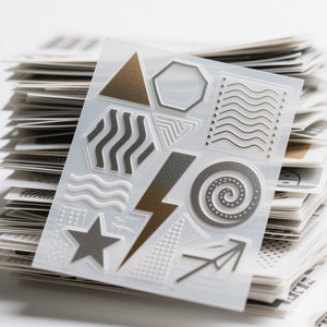 Embossing <b>Sticker</b> Label <b>LOGO</b> Printing Custom Sealing Matte <b>Sticker</b> Custom Adhesive Brand <b>logo</b> <b>Stickers</b> - Product Image 4