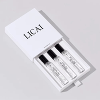Boîte à parfum de marque avec insert en papier imprimé LOGO pour flacons de 10ml, 20ml, 30ml, 50ml