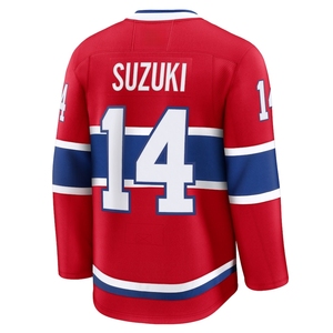 Camiseta de Hockey sobre Hielo de los Montreal Canadiens de Canadá Bordada al por Mayor # 14 NickSuzuki # 13 <span class=keywords><strong>Cole</strong></span> Caufield # Uniforme de Hockey 93 Ivan Demidov - Product Image 4