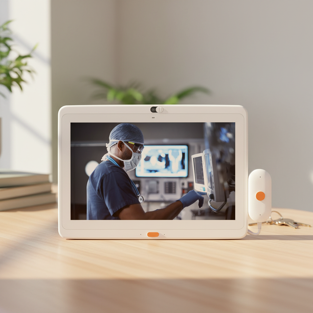 13.3''Inch Android 16 Medical Digital Signage Hospital Patient Room Wall Mount Tablet PC with NFC/RFID