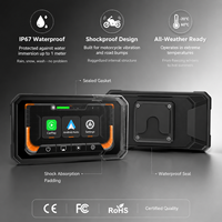 Soporte para Teléfono de Motocicleta Bestsonic, Alternativa al Sistema de Navegación Apple CarPlay de 6.25'' IP67 para Motocicleta con Soporte Magnético