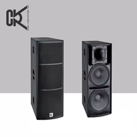 Kotak Speaker Dual 15 inci DJ, sistem Speaker Line Array sistem suara DJ