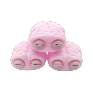 ストレス解消不安軽減ビニール製脳みそ型スクイーズ玩具 女の子＆男の子向け-クリエイティブなポップアイいたずらグッズ ストレス解消 - Product Image 6