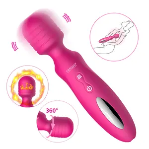Customizable Mini Female Av Electric Stick Wand Clitoral Massage G Spot Wand Vibrator In Sex Products Women Rechargeable Toys