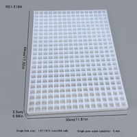 Moule en silicone platine à 625 cavités pour chocolat, fudge, caramel, bonbons, gommes, gelées, grands oursons en gélatine, moule personnalisé pour collagène