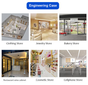 Armoire de présentation de vin commerciale à température constante en acier inoxydable de luxe, finition brossée mate, certifiée CE, thermoélectrique - Product Image 4