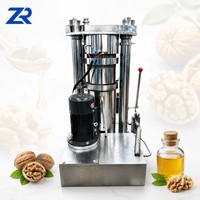 Kleine automatische koudgeperste hydraulische oliepers/sesamoliepersmachine/pinda-oliepers