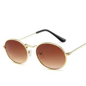 Gafas de Sol Retro de Moda 2019 para Hombre y Mujer, Protección UV400, Montura Metálica Ovalada - Product Image 6