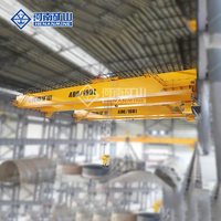 Grue à double poutre de type européen de la marque KuangYuan, numéro 1 en Chine, avec chariot de levage de 400 tonnes et système de contrôle de vitesse VFD