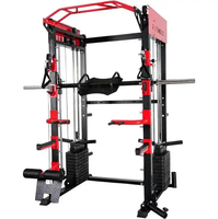 Machine Smith multifonctionnelle de combinaison de Squat de croisement de câble de rack d'alimentation tout-en-un commercial