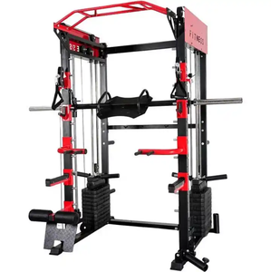 Thương mại tất cả-trong-một điện Rack cáp chéo Squat kết hợp đa chức năng Smith máy - Product Image 5