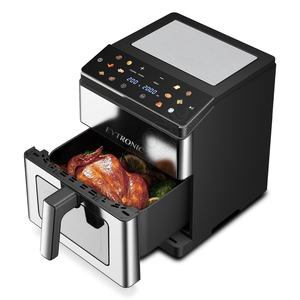 Freidora de Aire Digital Inteligente de Nuevo Estilo, 6.5L 8L, Doble Calentamiento, Acero Inoxidable, con Ventana Visible, Freidora de Aire de Doble Calentamiento, Nuevo Estilo - Product Image 4