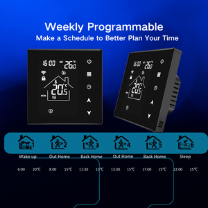 ترموستات توصيل مودبوس Wifi RS485 للغرفة ترموستات التدفئة الكهربائية مع ترموستات وضع برنامج 6 فترات في اليوم - Product Image 5