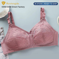 Soutiens-gorge sans armatures en maille transparente pour femmes, couvrance totale, respirants, ultra-fins, doux, en dentelle, vente en gros directe usine