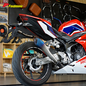 RS para Dolphin Style Z400 Z900 GSX CB R3 <span class=keywords><strong>Sprint</strong></span> 300 Benelli CF <span class=keywords><strong>Moto</strong></span> tubo de escape de motocicleta modificado de acero inoxidable - Product Image 6