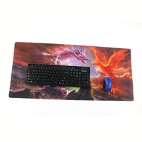 Tapis de souris pour clavier d'ordinateur Tapis de souris de jeu en caoutchouc avec logo personnalisé