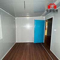 Villa prefabricada de acero ligero de 20 pies con baño y cocina, casa prefabricada expandible, casa móvil portátil