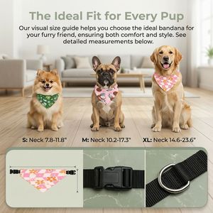 Lot de Bandanas Lavables en Coton Personnalisables pour Animaux de Compagnie, avec Attache Réglable, Bavoir pour Chats et Chiens, pour Samoyèdes, Malamutes d'Alaska et Animaux de Toutes Tailles - Product Image 3