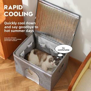 Hot Sale New Faltbare Katze Klimatisiertes Haustier haus Innen-und Außen bett für pelzige Freunde - Product Image 4