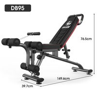 Haltères en métal épais de fabrication personnalisée Snode avec poids pliable et banc réglable pour la musculation