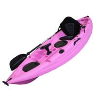Kayak monoplace de 2,7 m (9 pieds) pour la pêche, durable, avec pagaie et moteur électrique, idéal pour la location et le tourisme, en HDPE, certifié CE