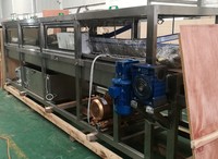 Water Spray Cooling Tunnel Met Conveyor Voor Sap Vullen Productielijn