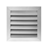 Grille de ventilation flexible rectangulaire en aluminium pour CVC, anti-corrosion, pour gymnase et couvercle de sortie d'air de climatiseur extérieur
