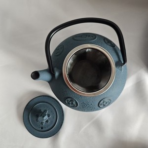 <strong>Tea</strong> <strong>Gift</strong> <strong>Sets</strong> Cast Iron Teapot with SS <strong>Tea</strong> Filter 300ml in Blue - Product Image 3