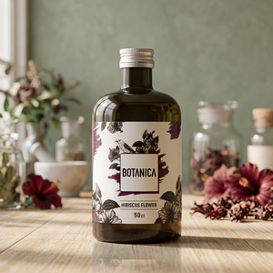 BOTANICA-FIORI DI IBISCO Extrait liquide filtré non alcoolisé de fleurs d'hibiscus rouge rubis pour cocktails - Product Image 3