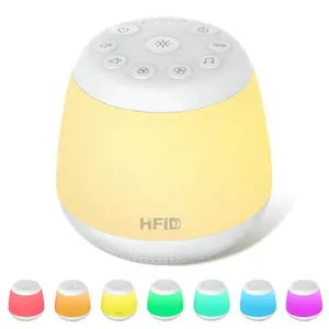 Hi-FiD HFD-W16MAX 21 suara tidur, 8 lampu malam dapat disesuaikan, mesin kebisingan putih portabel, mesin tidur bayi