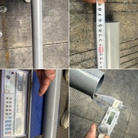 Conduit rigide en PVC SCH 40 homologué ETL, résistant aux rayons UV, gris, pour protection de câbles électriques souterrains, conduit de terre direct.