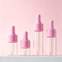 En stock, flacons d'huile essentielle Macaron Mini, 5-20 ml, flacons compte-gouttes pour sérum de 10 ml, pour les voyages, flacons cosmétiques rechargeables