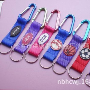 Aluminum Carabiners With Digital Printing Sports Theme Keychain For Outdoor Activities Durable Design - Product Image 1