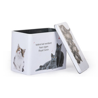 NICE-CAN Emballage rectangulaire personnalisé en étain Contenant pour nourriture pour chien et chat Biscuits Snacks Pet Tin Box
