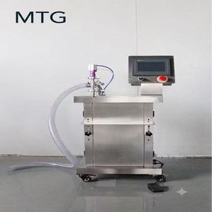 เครื่องบรรจุของเหลวข้นหนืดแบบกึ่งอัตโนมัติ MTG พร้อมปั๊มเกียร์เซอร์โว สำหรับบรรจุน้ำผึ้งในขวดแก้ว ใช้มอเตอร์ PLC ความแม่นยำสูง - Product Image 1