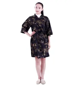 Áo Choàng Nữ Có Logo Tùy Chỉnh Cho Thợ Cắt Tóc Áo Choàng Cắt Không Thấm Nước Kimono Áo Choàng Cắt Tóc Thăng Hoa