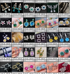 Usine en gros Pendientes de plata de ley 925 vacios poteaux vierges lunette trouver des blancs goujon 925 boucles d'oreilles en argent sterling vides - Product Image 3