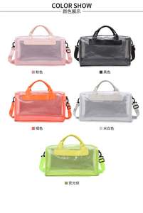 Sac de sport de voyage écologique personnalisé en gros avec logo, sac de sport vintage portable avec matériaux en nylon PVC pour le rangement des articles de sport - Product Image 6