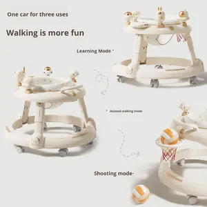 <span class=keywords><strong>Poussette</strong></span> à main multifonctionnelle anti-renversement pour les tout-petits Chariot de <span class=keywords><strong>marche</strong></span> pour enfants <span class=keywords><strong>avec</strong></span> cadre en plastique anti-O-Shaped Legs - Product Image 4