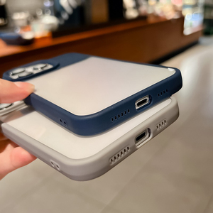 เคสโทรศัพท์มือถือแบบใสสองสี แฟชั่น สำหรับ <span class=keywords><strong>iPhone</strong></span> 16 <span class=keywords><strong>11</strong></span> <span class=keywords><strong>Pro</strong></span> <span class=keywords><strong>Max</strong></span> แผงอะคริลิกใส ป้องกันการกระแทก - Product Image 5