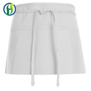 Waist <b>Apron</b> Cotton Woven Simple Style Adjustable Waist One Pocket Dark Blue Half Length <b>Cooking</b> <b>Apron</b> for Men Women - Product Image 3