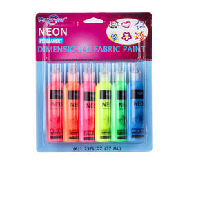 <span class=keywords><strong>Pintura</strong></span> Textil Dimensional Paintway <span class=keywords><strong>Neon</strong></span> Glow, 6-37 ml, Permanente, <span class=keywords><strong>para</strong></span> <span class=keywords><strong>Ropa</strong></span>, Bolsas, Zapatos, Dibujo, Manualidades, Educación, 1 Paquete - Product Image 2