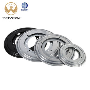 現代アイアンダイニングルームターンテーブル5.5/8/9/12無料サンプルブラックレイジースーザンベース回転ベアリング回転プレートリビングルーム - Product Image 1