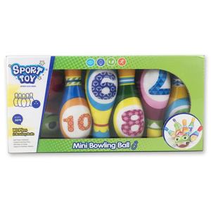 Ensemble <span class=keywords><strong>de</strong></span> jouets <span class=keywords><strong>de</strong></span> sport d'intérieur/extérieur pour enfants 10 boules <span class=keywords><strong>de</strong></span> bowling colorées en mousse PU souple <span class=keywords><strong>avec</strong></span> <span class=keywords><strong>chiffres</strong></span> imprimés pour le développement des tout-petits - Product Image 6